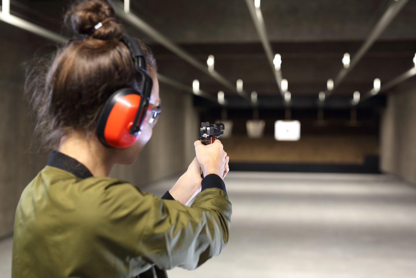 Wearing Headphones While at a Shooting Range